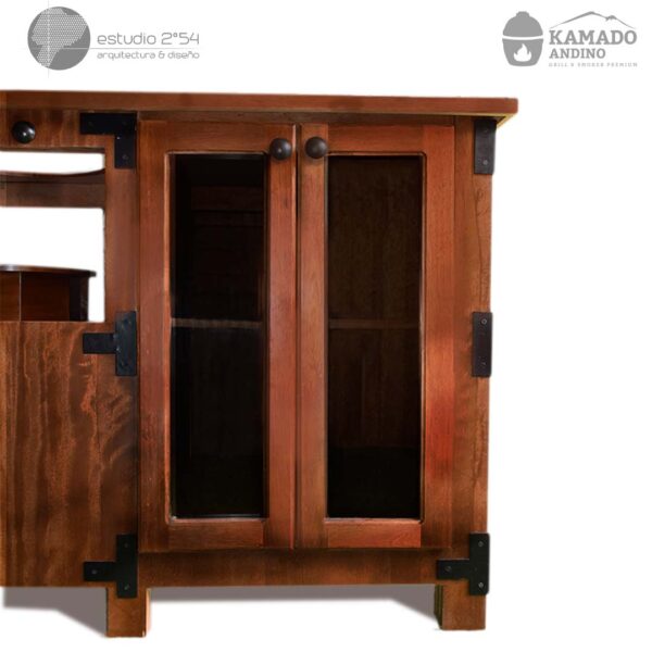 mueble Kamado Andino de madera