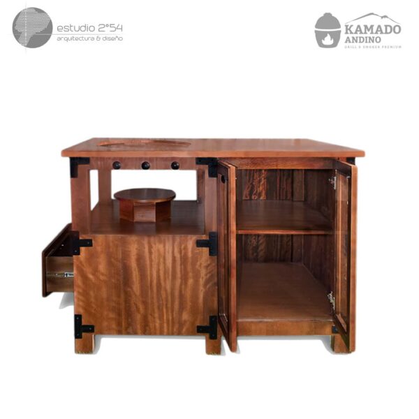 mueble Kamado Andino de madera