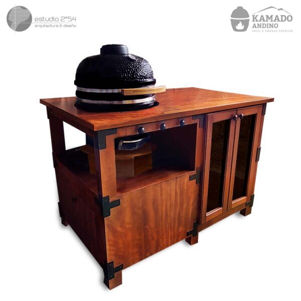 mueble Kamado Andino de madera