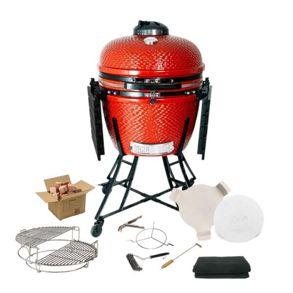 Large Plus Kamado Andino Rojo - Profesional