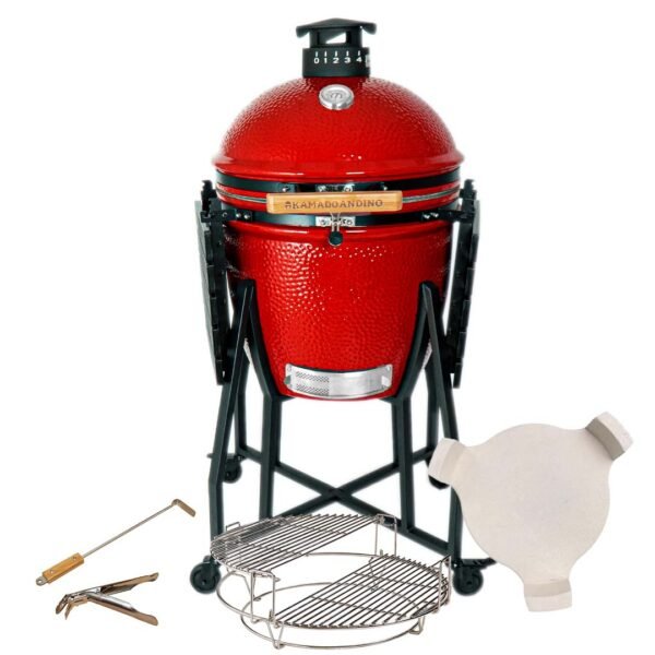 Large Kamado Andino Rojo-Clásico