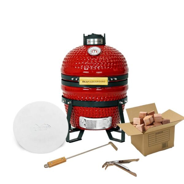 Small Kamado Andino Rojo - Clásico